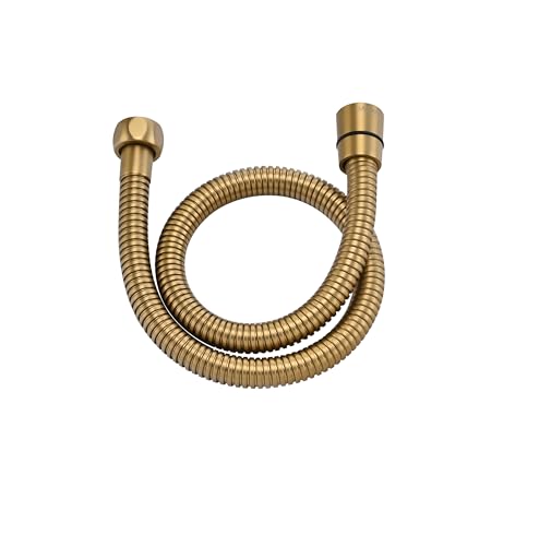 31 Inches 304 Stainless Steel Shower Hose Extra Short Gold - color: Gold, size: 31 Inch