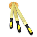 Golden 6/8/10 Inch Wood Rasp File Set (3-Pack) | Golden Brand Double-Cut Teeth for Shaping Soft Metal & Plastic, Includes Storage Bags - size: 6-8-10 inch Golden Wood rasp