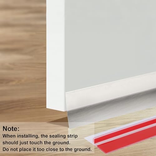 1.38 in x 20 Ft T-Shaped Silicone Weather Stripping Seal, Door Seal Tape for Doors and Windows,Weather Stripping Seal Strip Shower Sweep
