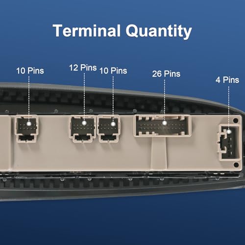 Master Power Window Switch Compatible with 2003-2007 Chevrolet GMC - size: 15883322