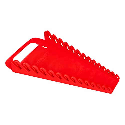 Ernst Manufacturing 14 Tool Wrench Gripper Storage Tray, Red