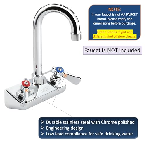 Hot Stem Check with Handle for 4" Hand Sink Faucets (Hot (AA-162G+HDL)) - style: Hot (AA-162G+HDL)