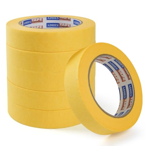 ADHES Yellow Masking Tape Painter Tape 18mm x 50m - size: 18mm x 50m