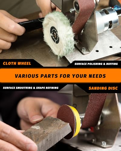 Mini Belt Sander, Electric Small Sander Knife Sharpener, 5.0''x 6.9''x5.5'' - size: 5.0''x 6.9''x5.5''