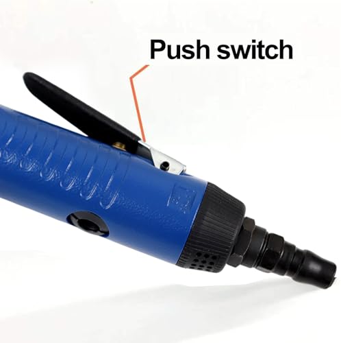 Mini Air Random Orbital Sander, 22000 RPM Pneumatic Polisher with 3 Pads - color: Blue