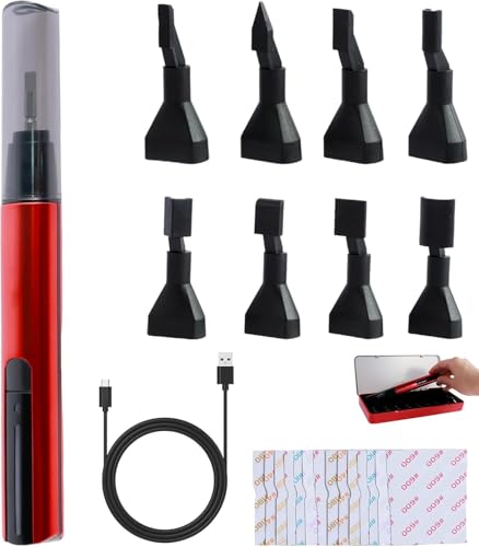 Electric Reciprocating Sander, USB Quick Charging Mini Sanding Pen 3 Speed Adjustable Detail Sander with 8 Sanding Heads and Sandpapers for Grinding Polishing