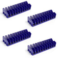 Plier Organizer & Rack (4-Pack, Blue) – 40-Slot Tool Storage for Toolbox Drawers – Non-Slip Rubber Base, Interlocking Modular Holders for Pliers, Cutters & Wrenches - size: 4 PC-Blue