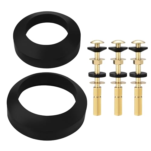 Universal Toilet Tank to Bowl Bolt & Gasket Replacement Repair Kit