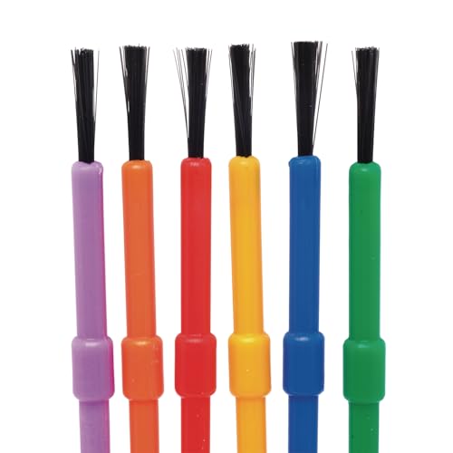 Colorations - 144WB Paint Brushes, 3 Widths, Nylon Bristles, Classroom, Painting, Art, Classroom Supplies, Art Supplies, School Supplies, Kids, Projects, Crafts, Groups, Watercolor, Small, Set of 144