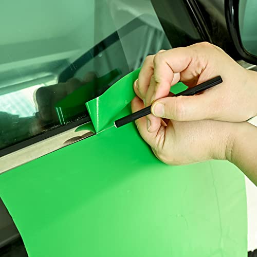 FOSHIO Felt Squeegee Craft Knife Window Tint Kit, 6 Inch Squeegee for Vinyl, Exacto Knife with Extra 5PCS Blades Window Tint Tools, Vinyl Wrap Tool for Window Film, Wallpaper, DIY Craft, Graphic Decal