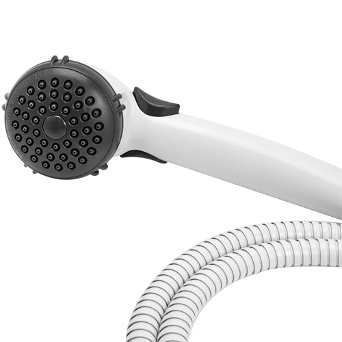 Dura Faucet DF-SA400-WT RV Handheld Shower Wand (White) - color: White, size: Head Only