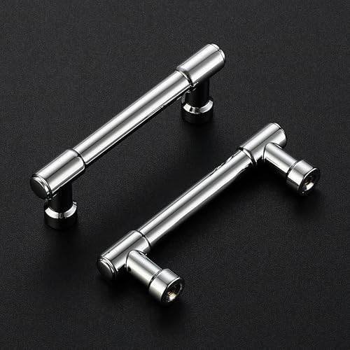 Ravinte Polished Chrome Kitchen Pulls Cabinet Handles 3 Inch 5 Pack - color: Polished Chrome, size: 3 Inches Hole Center