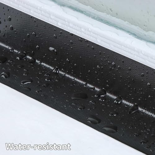 Cloth Duct Window Seal Strip Tape,Black,1.89inch x 33FT - color: Black, size: 1.89inch x 33FT