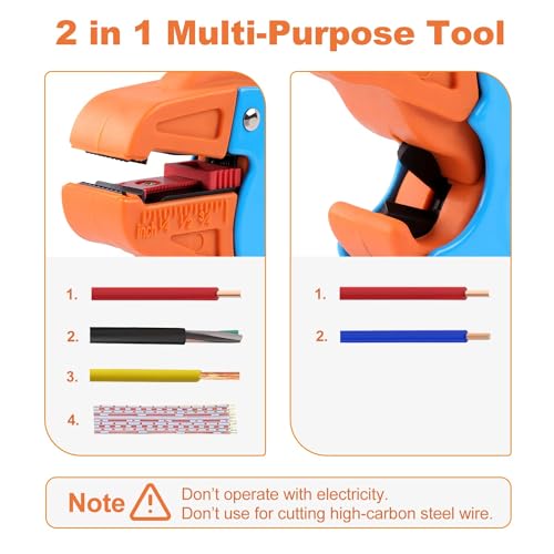 Knoweasy Automatic Wire Stripper and Cutter,Heavy Duty Wire Stripping Tool 2 in 1 and Wire Stripper Tool for Electronic and Automotive Repair - style: 700D