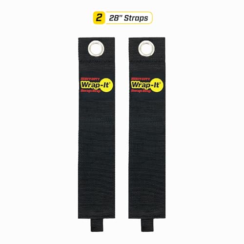 Heavy-Duty Wrap-It Storage Straps, 28-inch (2 Pack) - size: 28" (2-Pack)