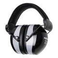 37dB Gun Range Ear Protection, Adjustable Ear Muffs for Noise Reduction, for Shooting, Construction, Mowing - color: Black