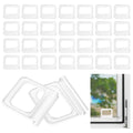 Window Screen Pull Tabs 30Pack Universal Replacement Screen Lift Tabs White