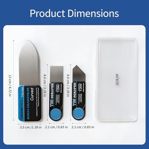 Metal Spudger Pry Tool Kit for Phone, Tablet & Laptop Repair - color: 3 Pcs