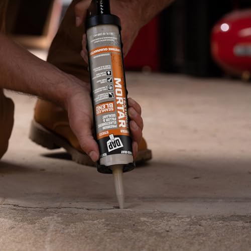 DAP Textured Mortar Premium Elastomeric Latex Filler & Sealant, Gray, 10.1 Oz (7079810082) - size: 10.1 Oz