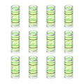 HARFINGTON 12pcs Mini Cylindrical Bubble Spirit Level Vials 5x12mm - size: 5x12mm