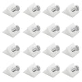 50 Pcs Drawer Angle Bracket Fastener with Screws