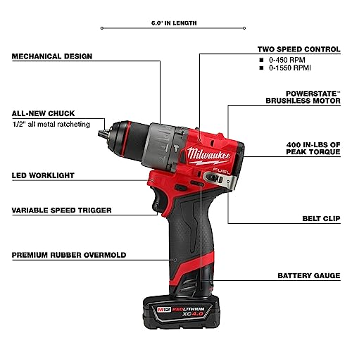 Milwaukee Electric - M12 Fuel. 2-Tool Combo KIT