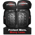 Knee Pads for Work, Professional Knee Pads for Men, Black - color: Black