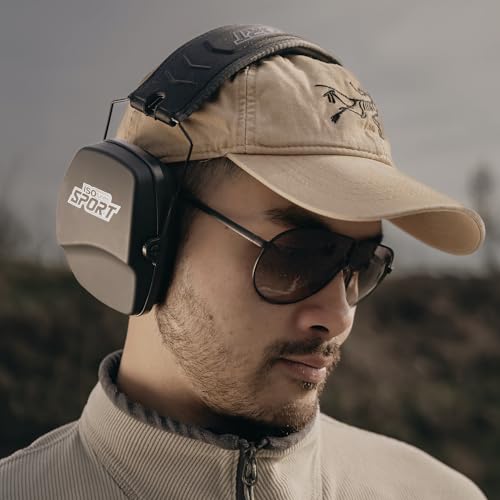 ISOtunes DEFY Slim Passive Earmuffs: Noise Isolating Over-Ear Hearing Protection with Foam Cushions, and Adjustable Headband - color: Matte Black