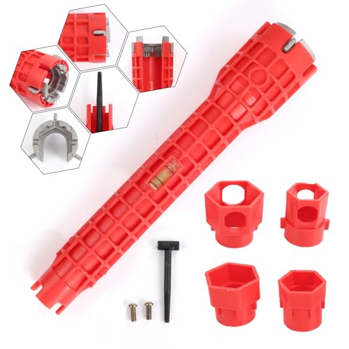 14-in-1 Multi-Functional Plumbing Wrench, Fit Common Plumbing Fixtures