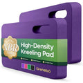 Grenebo 2-Pack Kneeling Pads, Extra Thick NBR, 17.3 x 11 x 1.6 in, Purple - color: Purple