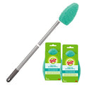 Scotch-Brite Extendable Tub & Tile Scrubber Kit, 1 Handle & 3 Scrubbers