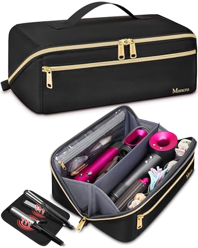 Mancro Hair Tools Travel Bag Compatible with Shark Flex Fusion, XL - color: Black, size: X-Large
