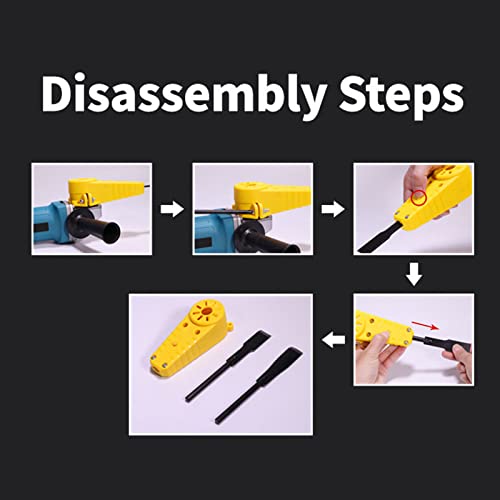 Electric Wood Chisel for Angle Grinder - Power Carving Tool Attachment Kit for Wood Carving and Woodworking, Power Tool Accessories