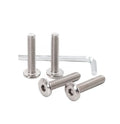 cSeao 10pcs 1/4"-20 x 1-3/4" Flat Head Allen Head Joint Conecting Bolts Socket Cap Screws for Furniture Table 304 Stainless Steel - size: 1/4"-20 x 1-3/4" 10pcs