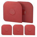 Pan Scraper, 5 Pcs Pot & Dish Scraper Plastic, Sturdy Scraper Kitchen Tool, Red - color: Red, size: 5 Pcs