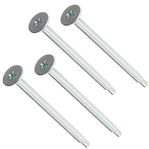 4PCS Under Cabinet Microwave Mounting Kit, Universal Microwave Mounting Bolts Replacement for Samsung, GE, Whirlpool, Kenmore, Maytag Microwaves, Microwave Cabinet Mounting Kit