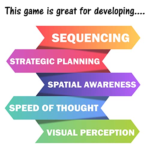 The Genius Square from the Happy Puzzle Company | Game of the Year Award Winner | 60000+ Solutions | STEM Puzzle Game for 1-2 Players | Ages 6 - Adult | Roll the dice and Race to Fill the Grid!