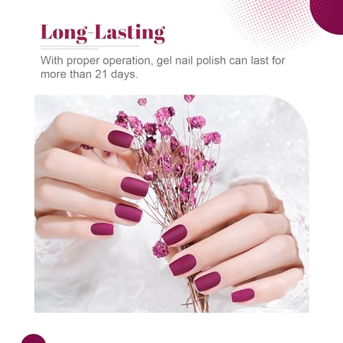 JODSONE 36 PCS Gel Nail Polish Starter Kit U V Light and Dark Series Gel Nail Set No Wipe Base Matte and Glossy Top Coat All Kinds of Manicure Tools - color: KIT-11