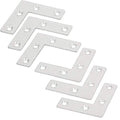 Orgrimmar 36PCS Corner Brace Brackets Plates Metal L Shaped Flat 50x50x1mm