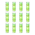 HARFINGTON 12pcs Mini Cylindrical Bubble Spirit Level Vials 9.5x30mm - size: 9.5x30mm