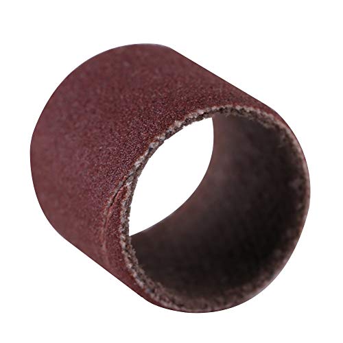 Premium #600 Grit Drum Sanding Sandpaper Bands Sleeves with Mandrel for Professional Woodworking and Craft Polishing Kit, Multifunctional Accessory (Large Sandpaper Circle 320 - size: Large sandpaper circle 320 mesh