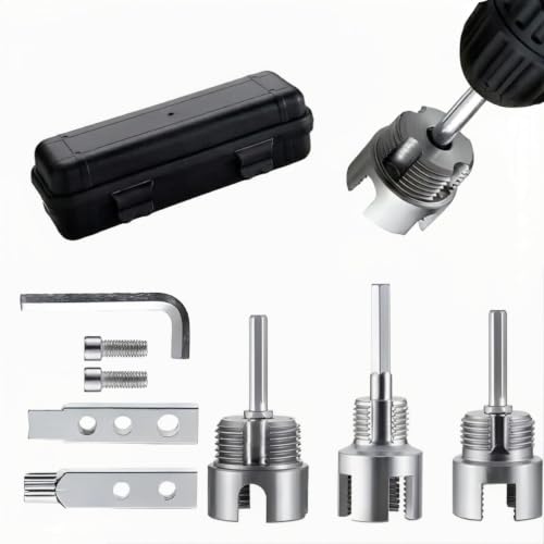 5pcs PVC Pipe Threader Kit with Broken Bolt Extractor Set