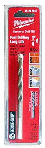 Milwaukee 48-20-8816 Hammer Drill Bit 5/16-by-4-by-6-Inch - size: 5/16-by-4-by-6-Inch