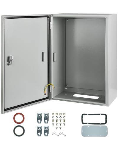 Waterproof Electrical Enclosure 24 x 16 x 10'', Outdoor Electrical Box Weatherproof, Electrical Junction Box with Reinforced Lock - size: 24 x 16 x 10''