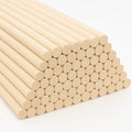 ALBO Wooden Dowel Rods 100 PCS 1/8" x 6" Inch Round Wood Sticks for Crafts, DIY Projects and Macrame Hardwood Assorted Bouquet Sticks Cake Dowels for Tiered Cakes - size: 1/8" x 6" 100 Pcs