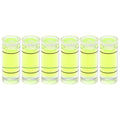 HARFINGTON 6pcs Small Cylindrical Bubble Level Vials 6x15mm PMMA Mini Horizontal Bubble Spirit Level Measuring Layout Tools for RV TV Picture Frame Hanging Tool Leveler - size: 6x15mm