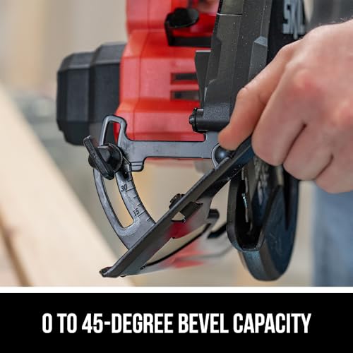 SKIL PWR CORE 20 Brushless 20V 6-1/2-Inch Cordless Compact Circular Saw Kit for Wood Cutting, Includes 2.0Ah Battery and Charger - CR6413B-11 - style: 6-1/2 In. Brushless Circular Saw Kit