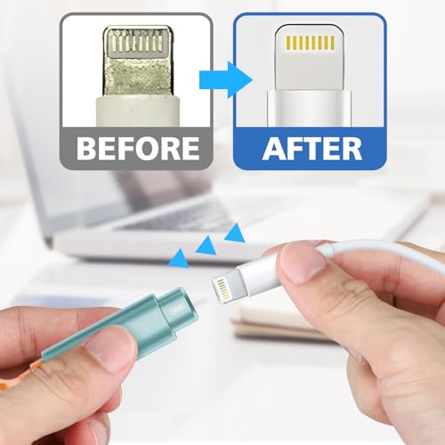 iPhone Cleaning Kit for Charging Port, Cleaner Kit for AirPod Phone, Mint - color: Mint