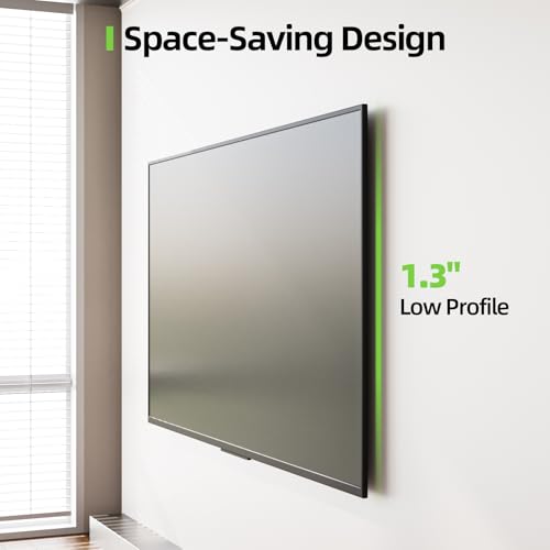 USX MOUNT Heavy Duty Fixed TV Wall Mount for 65-100 inch Flat TVs, Max Load 200 Lbs, Low Profile Bracket Fits 16" 18" 24" 32 inch Stud Spacing, Max VESA 800x600mm for Most 65 75 85 86 90 98 100 TVs - size: 65-100 inch
