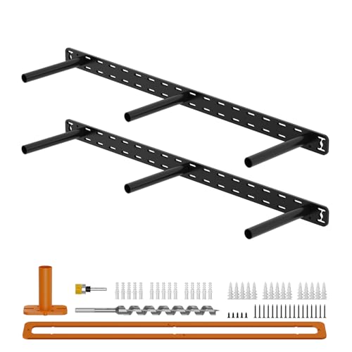 2pcs Floating Shelf Hardware Heavy Duty Hidden Shelf Brackets Support,Wall Mounting Invisible Floating Shelves Bracket with Jig (28" x 6" x 1.5") - size: 28" x 6" x 1.5"